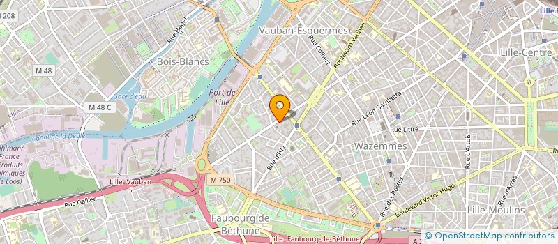 localisation de l'entreprise MADAME BEATE AHREND à LILLE