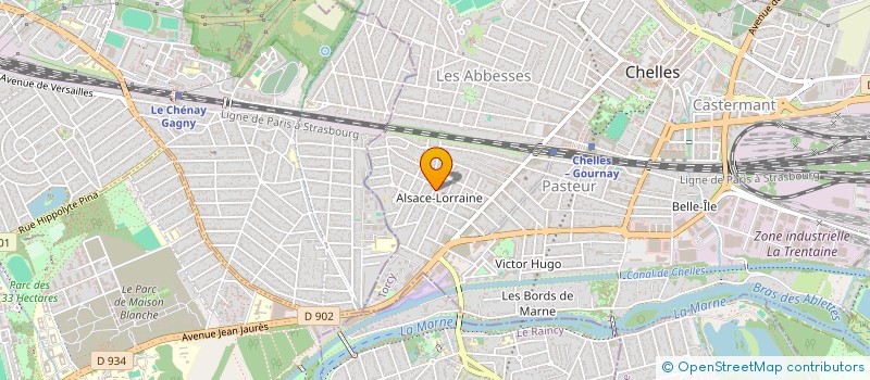 localisation de l'entreprise MADAME BEATE FRIES  CHELLES