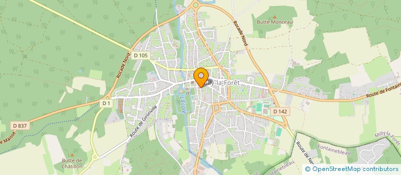 localisation de l'entreprise MADAME BEATE NOURRY  MILLY-LA-FORET