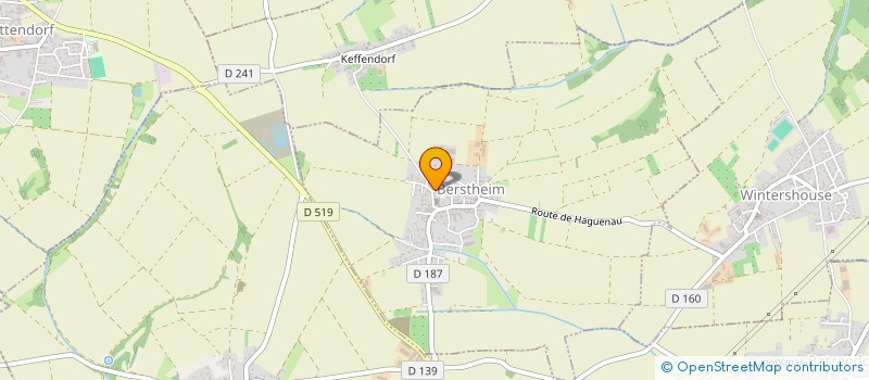 localisation de l'entreprise MADAME BEATE PFEIFFER  BERSTHEIM