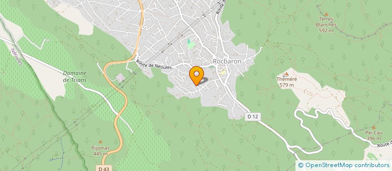 localisation de l'entreprise MADAME BEATICE IRENEJEANNE CATY  ROCBARON