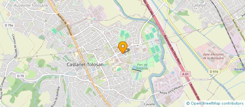 localisation de l'entreprise MADAME BEATRICE ALBIN à CASTANET-TOLOSAN