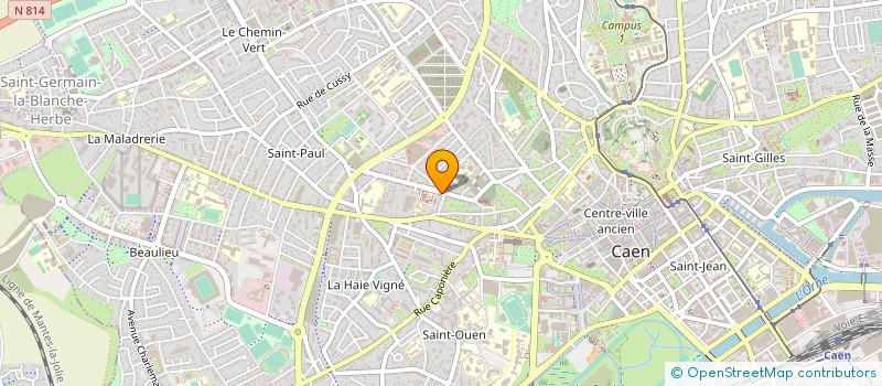 localisation de l'entreprise MADAME BEATRICE ALCINDOR à CAEN