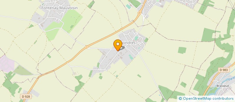 localisation de l'entreprise MADAME BEATRICE ALEXANDRE  SOINDRES