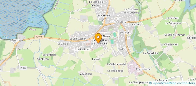 localisation de l'entreprise MADAME BEATRICE ALLAIN  BEAUSSAIS-SUR-MER