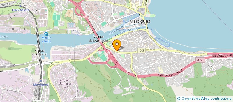 localisation de l'entreprise MADAME BEATRICE AMORE  MARTIGUES