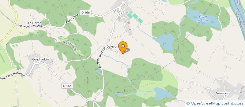 localisation de l'entreprise MADAME BEATRICE AMPERE  CREYS-MEPIEU