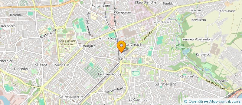 localisation de l'entreprise MADAME BEATRICE ANDRE à BREST