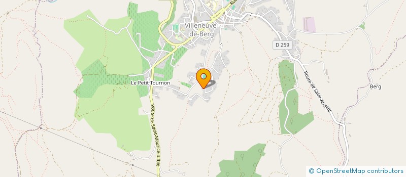 localisation de l'entreprise MADAME BEATRICE ANNE SLYVIE FARGIER  VILLENEUVE-DE-BERG