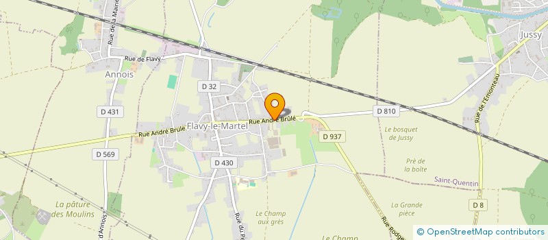 localisation de l'entreprise MADAME BEATRICE ANSELME à FLAVY-LE-MARTEL