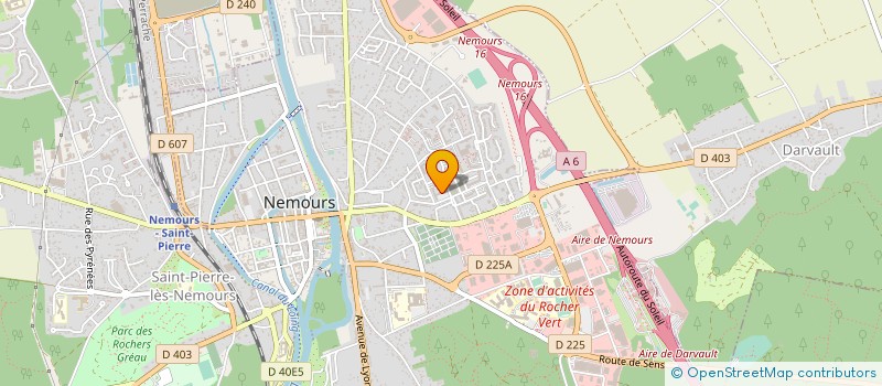 localisation de l'entreprise MADAME BEATRICE ANTOINE  NEMOURS