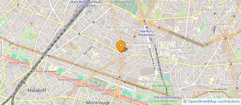 localisation de l'entreprise MADAME BEATRICE APPIA à PARIS
