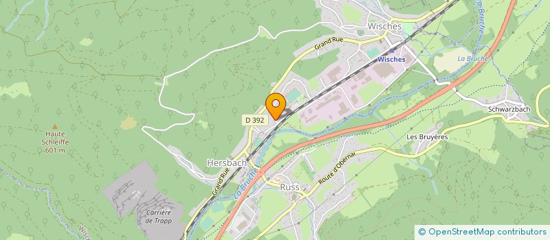 localisation de l'entreprise MADAME BEATRICE ARAUJO  LUTZELHOUSE