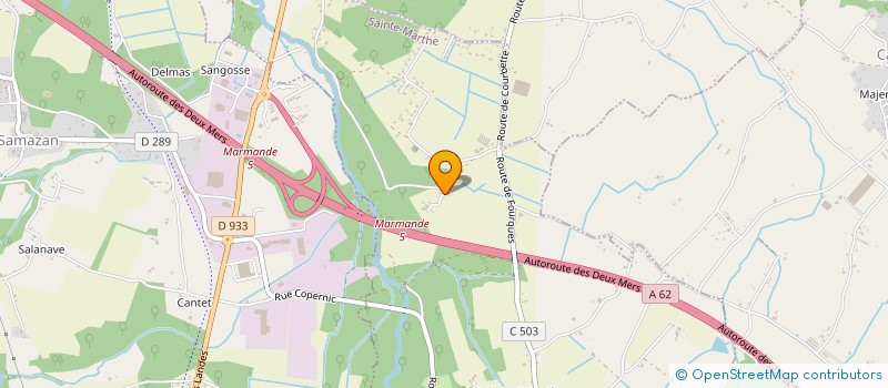 localisation de l'entreprise MADAME BEATRICE ARBLADE  SAINTE-MARTHE