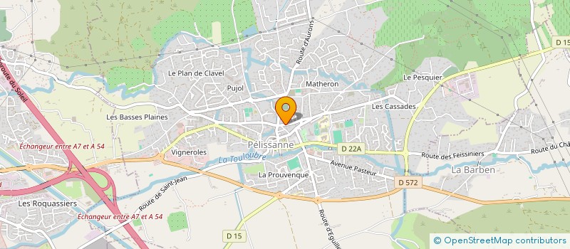 localisation de l'entreprise MADAME BEATRICE ARQUIER  PELISSANNE