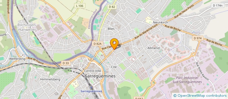 localisation de l'entreprise MADAME BEATRICE ASION à SARREGUEMINES