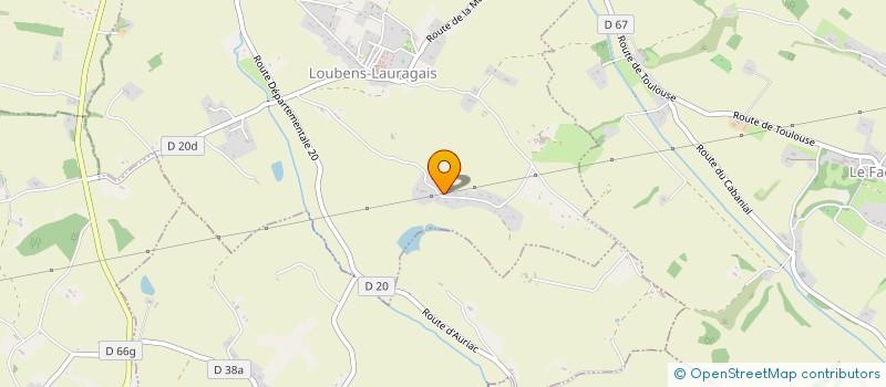 localisation de l'entreprise MADAME BEATRICE ASSET  LOUBENS-LAURAGAIS