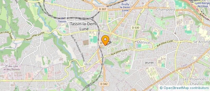 localisation de l'entreprise MADAME BEATRICE ASSUERI  TASSIN-LA-DEMI-LUNE