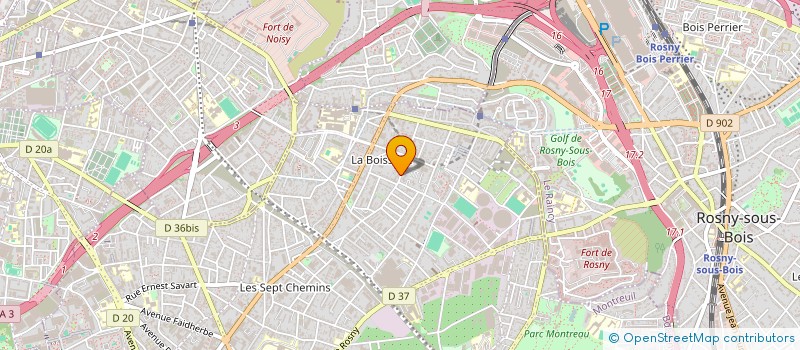 localisation de l'entreprise MADAME BEATRICE ATTIA à MONTREUIL
