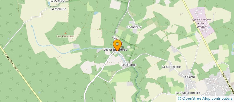 localisation de l'entreprise MADAME BEATRICE AUGER  MAZIERES-DE-TOURAINE