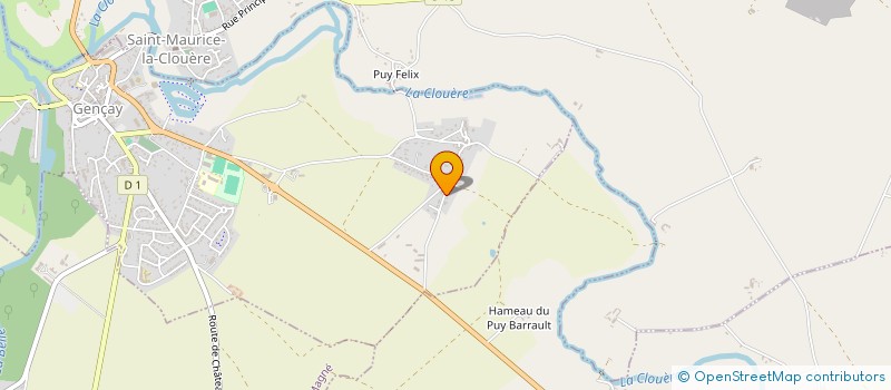 localisation de l'entreprise MADAME BEATRICE AUVINET  GENCAY