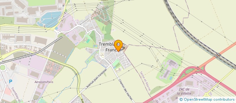 localisation de l'entreprise MADAME BEATRICE BABOLENE à TREMBLAY-EN-FRANCE
