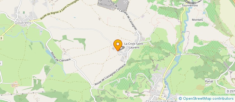 localisation de l'entreprise MADAME BEATRICE BAES  RIGNAC