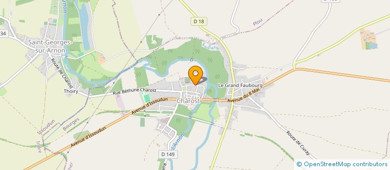 localisation de l'entreprise MADAME BEATRICE BAGOU  CHAROST