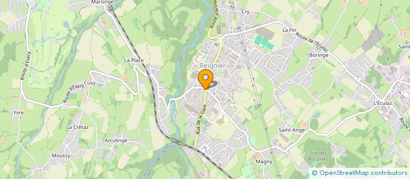 localisation de l'entreprise MADAME BEATRICE BAILLY à REIGNIER-ESERY