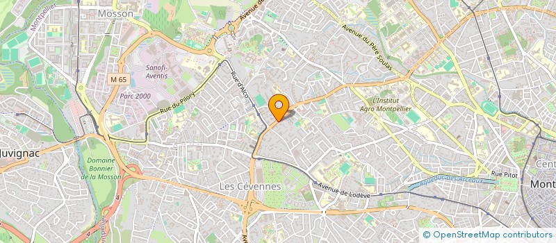 localisation de l'entreprise MADAME BEATRICE BALME-BERGER à MONTPELLIER