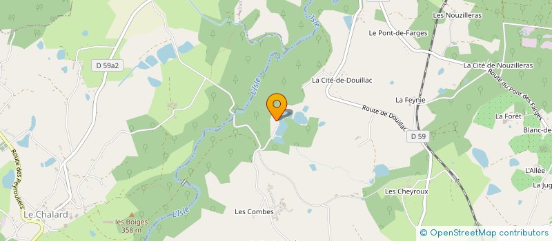 localisation de l'entreprise MADAME BEATRICE BAMMATTER à SAINT-YRIEIX-LA-PERCHE