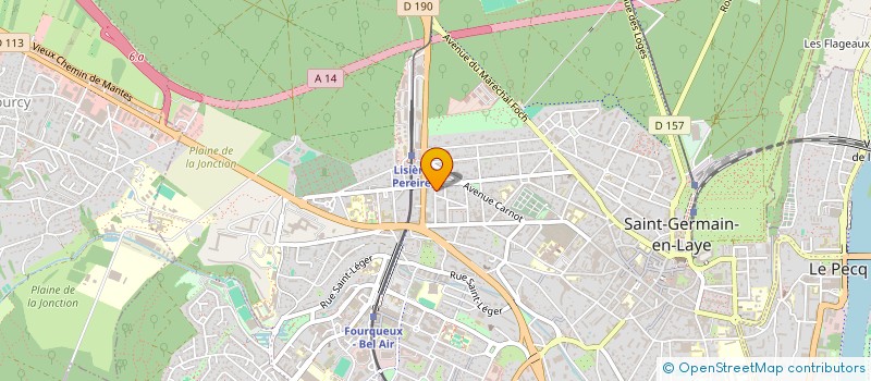 localisation de l'entreprise MADAME BEATRICE BARDIER  SAINT-GERMAIN-EN-LAYE