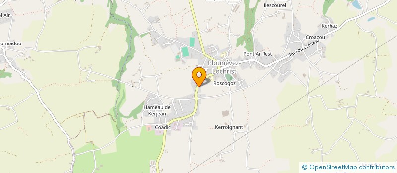 localisation de l'entreprise MADAME BEATRICE BARDIOT  PLOUNEVEZ-LOCHRIST