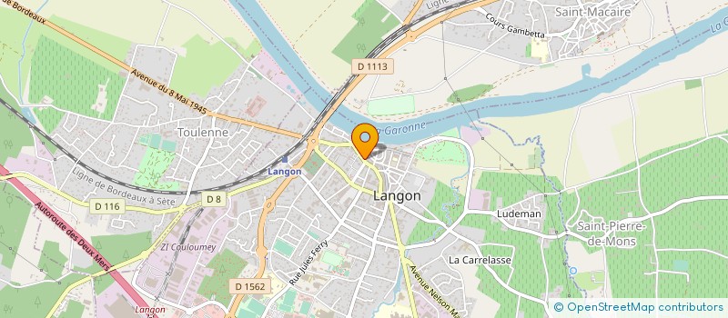 localisation de l'entreprise MADAME BEATRICE BARRIERE  LANGON