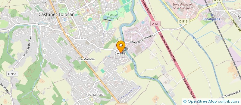 localisation de l'entreprise MADAME BEATRICE BARUS  CASTANET-TOLOSAN