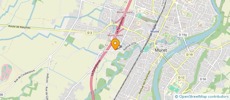 localisation de l'entreprise MADAME BEATRICE BASSETTO  MURET