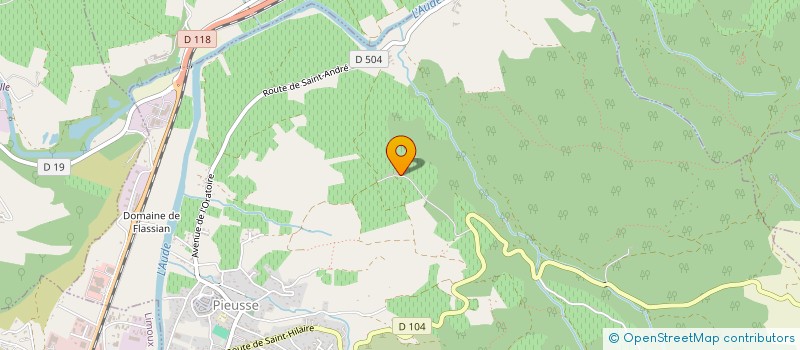 localisation de l'entreprise MADAME BEATRICE BATAILLE  PIEUSSE