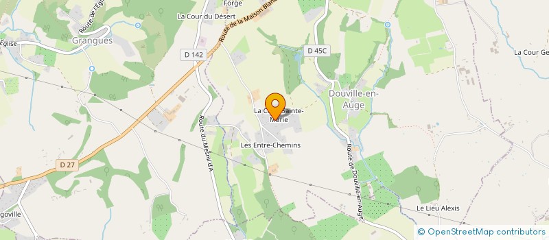 localisation de l'entreprise MADAME BEATRICE BATARD  DOUVILLE-EN-AUGE