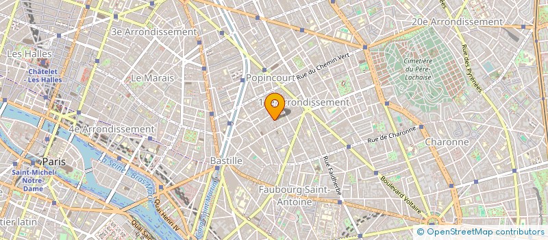 localisation de l'entreprise MADAME BEATRICE BEATRICE HERBIN  PARIS