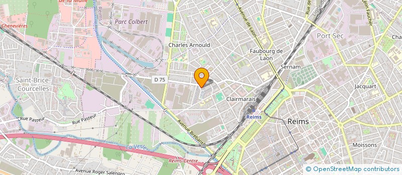 localisation de l'entreprise MADAME BEATRICE BEAURAIN  REIMS