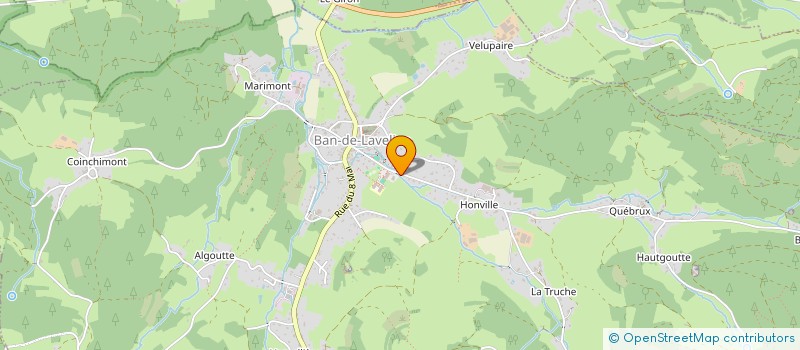 localisation de l'entreprise MADAME BEATRICE BECQUET  LA CROIX-AUX-MINES