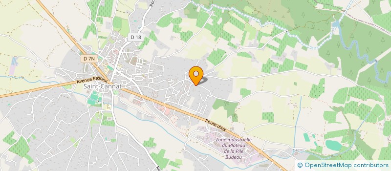 localisation de l'entreprise MADAME BEATRICE BEDROSSIAN  SAINT-CANNAT