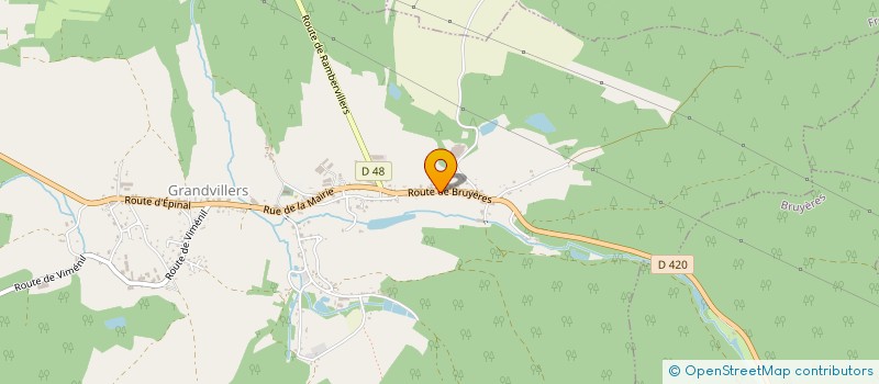 localisation de l'entreprise MADAME BEATRICE BEGEL  LA CHAPELLE-DEVANT-BRUYERES