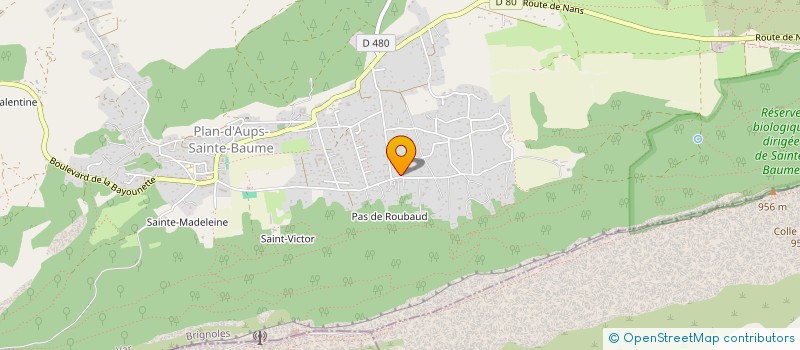 localisation de l'entreprise MADAME BEATRICE BELUCHE  PLAN-D'AUPS-SAINTE-BAUME