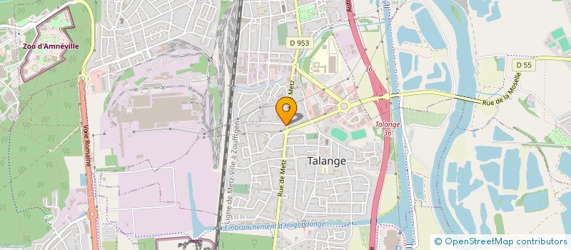 localisation de l'entreprise MADAME BEATRICE BERLINGERI  TALANGE