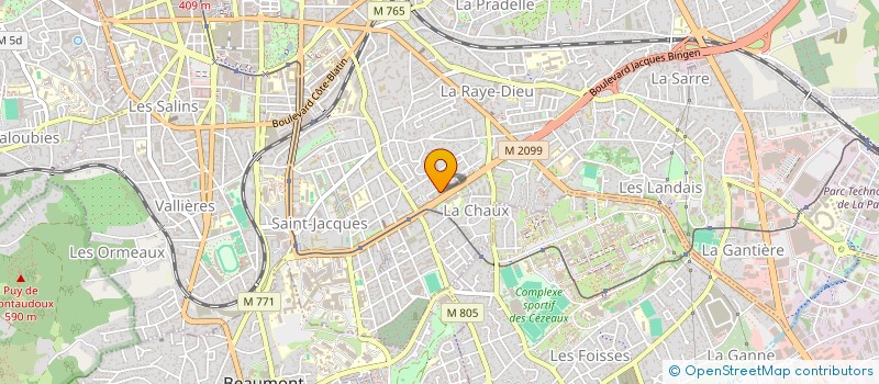 localisation de l'entreprise MADAME BEATRICE BERNARD  CLERMONT-FERRAND