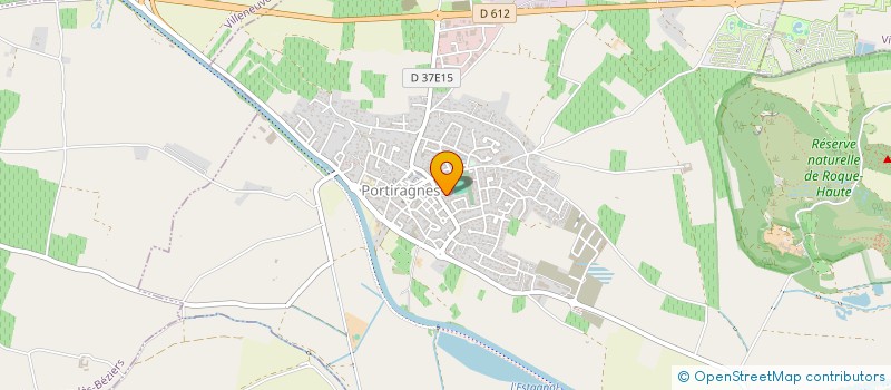 localisation de l'entreprise MADAME BEATRICE BERNARDI  VILLENEUVE-LES-BEZIERS