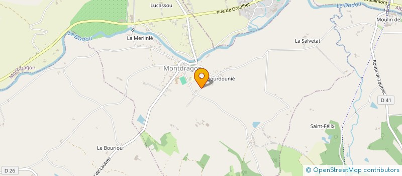 localisation de l'entreprise MADAME BEATRICE BESOMBES à MONTDRAGON