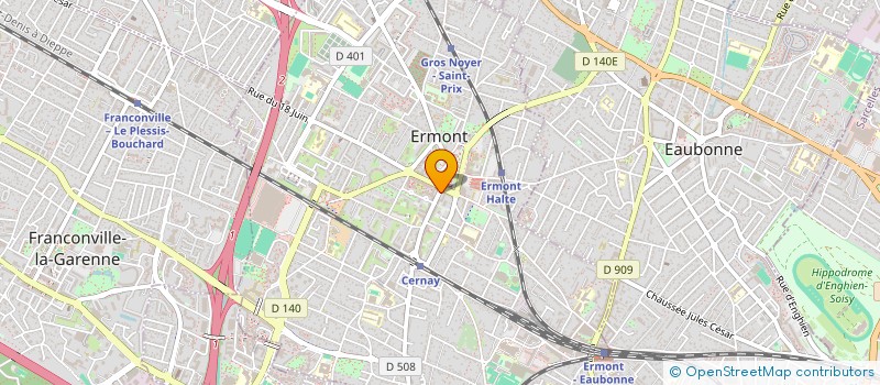 localisation de l'entreprise MADAME BEATRICE BETAILLE  ERMONT