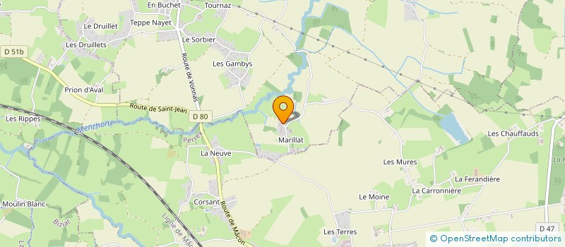 localisation de l'entreprise MADAME BEATRICE BIBBA  SAINT-CYR-SUR-MENTHON